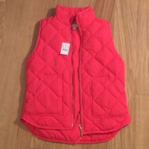 Pink JCrew vest - tags attached!